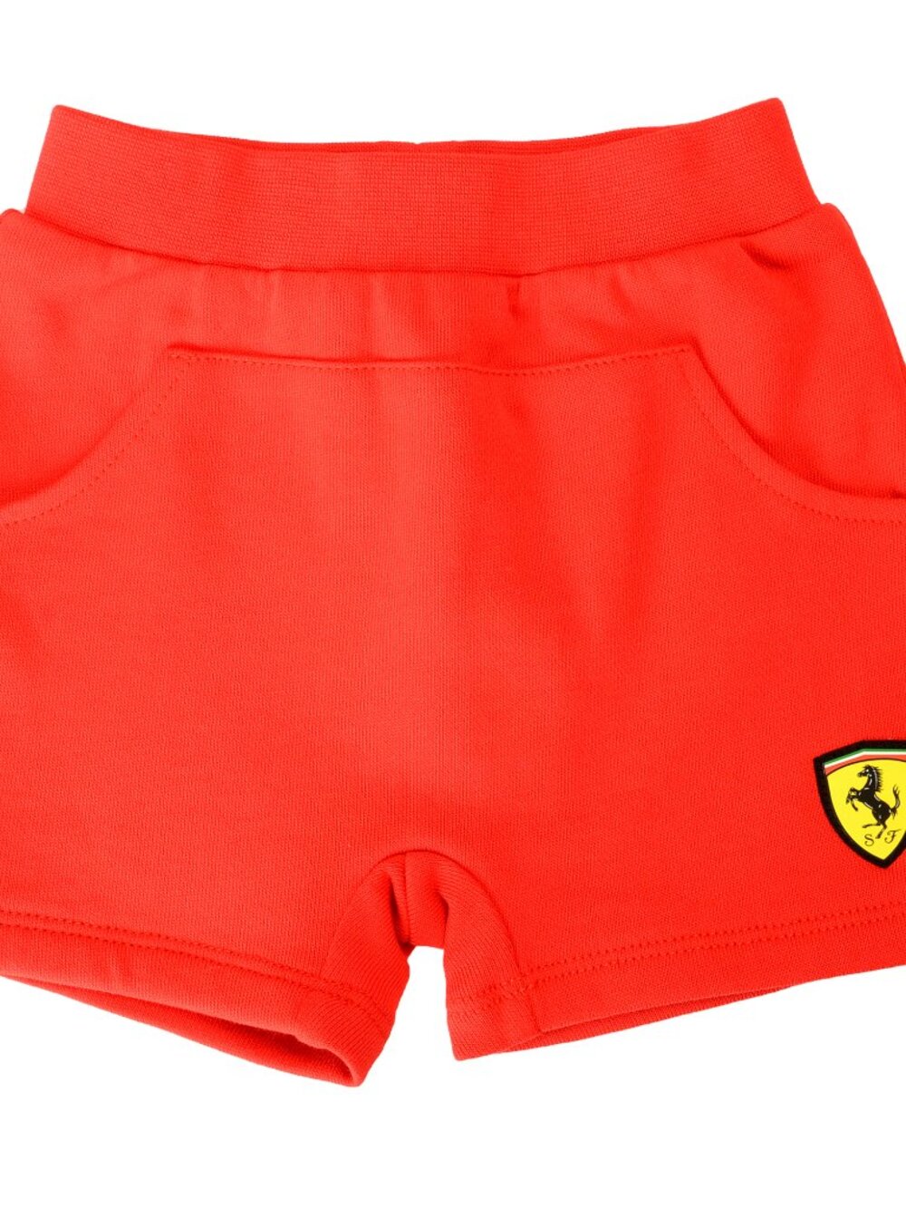 Scuderia Ferrari Infant Red Sweat Shorts Sz 3-6 Months
